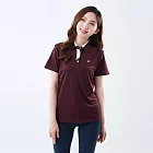 【遊遍天下】女款抗UV吸濕排汗速乾機能POLO衫(GS1036) M 緹花紅