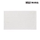 【MUJI 無印良品】棉鬆絨浴室地墊/S/柔白成品尺寸:W36×L60 cm
