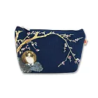 故宮紅梅貓化妝包(寶藍)【受託代銷】