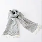 【日本ORIM今治毛巾】美濃和紙 透氣流蘇圍巾 ‧ 靛藍