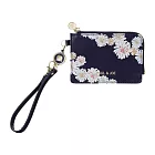 【日本Mark’s】PAUL & JOE 質感證件夾零錢包 ‧ 海軍藍西洋菊