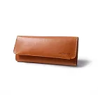 點子包【icleaxbag】真皮機能長夾 真皮 皮夾 皮包 大容量 多卡位錢夾 格子 輕巧大容量 台灣製造 棕色