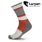 Lorpen 羊毛休閒襪 MLWEC 【灰紅】S-M (西班牙製造 羊毛襪) S 灰紅