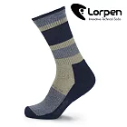 Lorpen 羊毛休閒襪 MLWEC 【藍條紋】S-M (西班牙製造 羊毛襪) S 藍條紋