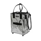 【HULKEN】浩肯包2.0 大型購物車 環保購物袋 折疊推車(小) 銀色