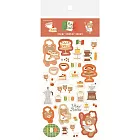 【日本Wa-Life】小廚房Viva Italia 透明貼紙 ‧ 甜點小熊主廚