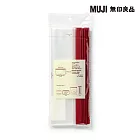 【MUJI 無印良品】寬底雙夾鏈保鮮袋 /M18入/容量:1500ml