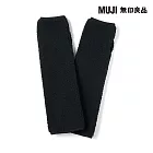 【MUJI 無印良品】再生聚酯纖維舒適絨毛袖套 FREE 暗藍