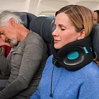 【Cabeau】旅行用記憶棉頸枕 Evolution Ｘ頸枕 (飛機枕) 黑松綠