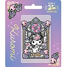 三麗鷗彩繪玻璃SUPERCARD悠遊卡 酷洛米【受託代銷】【受託代銷】