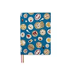 珠友官方獨賣 25CM高可調式書衣 03藍格港點