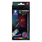 STAEDTLER施德樓NORIX油性色鉛筆12色組