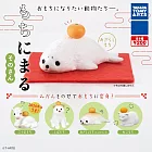 【日本正版授權】全套5款 鏡餅動物們 P3 扭蛋/轉蛋 098314