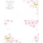 【日本Wa-Life】春限定｜今日的美濃和紙信封紙組 ‧ 櫻花與春鶯