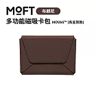 美國MOFT 多功能磁吸卡包 MOVAS™ (有支架款) 布朗尼