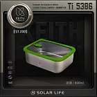 Keith 鎧斯鈦可微波純鈦保鮮盒 800ml / Ti5386.學生便當盒 純鈦飯盒 食物密封盒 露營料理盒 露營餐盒