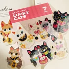 【wwiinngg】招財貓閃亮亮貼紙包