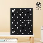 KOKUYO SOUSOU×Campus經典8孔活頁本 A5-黑