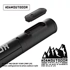 ADAMOUTDOOR 充電式極限彈射藍牙自拍棒｜一按即彈三角架｜INSTA360 / GoPro / 手機全通用 野炭黑