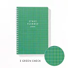 IROHA STUDY PLANNER線圈日計畫筆記本- 綠方格