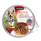 Boby特級機能愛犬餐罐(角切牛肉+雞肉+起司) 80g*24罐