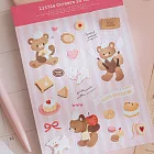 【wwiinngg】透明PET手帳貼紙-來一點甜甜