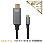INTOPIC 廣鼎 Type-C轉HDMI 8K 影音傳輸線180cm(CB-CTH-10)