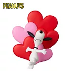 【日本正版授權】UDF 史努比 吊卡系列 NO.845 愛心舞蹈史努比 公仔/模型 7.5cm Snoopy/PEANUTS