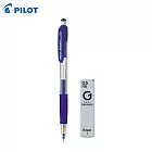 (限量送軟尺)PILOT 七彩搖搖自動鉛筆+HB鉛芯組合 0.5藍