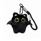 日系可愛黑貓鑰匙圈掛件 黑翅膀