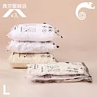 Flextail 真空壓縮收納袋【透明/L】
