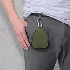 【HandStyle】零錢包 多功能掛鉤防潑水尼龍拉鍊零錢包(84020) _軍綠