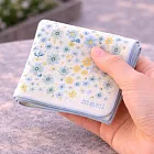 【日本現代百貨】merci 浪漫花系 純棉手帕 ‧ 花海藍