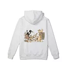 【MsMore】 森林系貓咪的下午茶派對外套(內刷毛)# 127113 S 白色