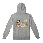 【MsMore】 森林系貓咪的下午茶派對外套(內刷毛)# 127113 S 灰色