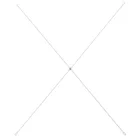 [MUJI 無印良品]SUS交叉桿 /亮面淺灰/84/大/9S