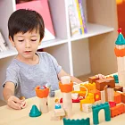 泰國Plantoys 飛龍城堡木質積木組