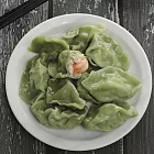 永豐餘生技Green&Safe-翡翠絲瓜蝦仁水餃
