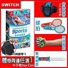 【現貨供應】Nintendo Switch 運動 / Switch Sports (中文版)+體感配配件任選1 右手劍套*1(支援擊劍/顏色隨機)