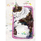 【玲廊滿藝】宮原千佳子（Chika）-便當貓18x13cm