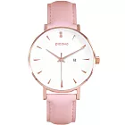 Te amo 系列粉色真皮對錶手錶鑽石女款 / JE-12201