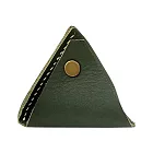 【rue de mode與麥子們攜手合作】 金字塔 隨身真皮皮飾收納包