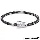 【McLaren】限量2折 頂級英國超跑不銹鋼真皮手環 全新專櫃展示品(MG0217 210mm)