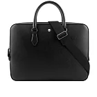 MONT BLANC Sartorial 匠心系列薄款二用公事包 (黑色)
