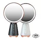 【Obeauty 奧緹】魔幻分離式美妝鏡-三色光LED觸控化妝鏡/智能美肌美顏補光燈-UFS-168(二色任選) 月光白