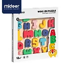 《MiDeer》-- 木質積木拼圖-字母 ☆