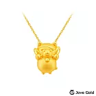 JoveGold漾金飾 豐收浣腸黃金墜子  送玫瑰鋼項鍊