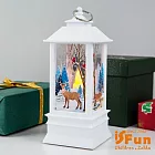 【iSFun】聖誕微光＊蠋檯可掛擺飾夜燈/大號白色馴鹿