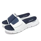 Skechers 拖鞋 Go Walk Flex Sandal-Sandbar 男鞋 白 藍 避震 回彈 涼拖鞋 229204WNV