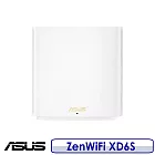 ASUS 華碩 ZenWiFi XD6S 一入組 AX5400 雙頻WiFi 6全屋網狀WiFi路由器 白色